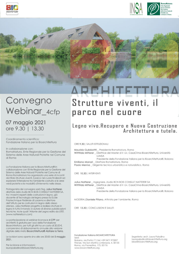 Convegno "Bio-Architettura" programma